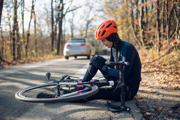 two-cars-damaged-from-a-rear-end-collision Cyclist injured on road after hit and run incident Phoenix, AZ
